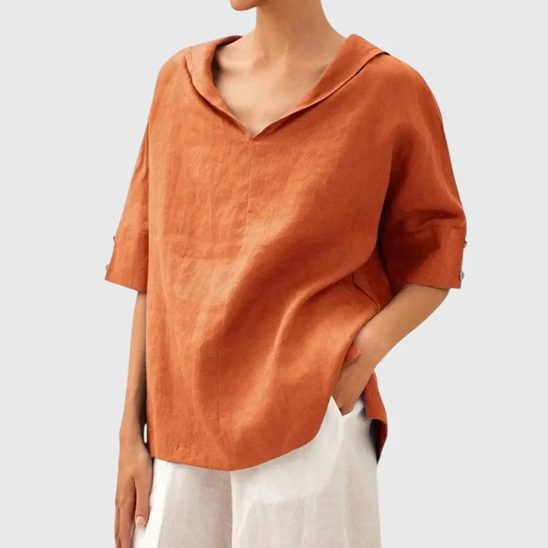 Ayla | Blus - Gul - Bild 2