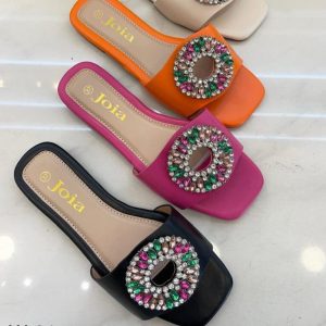 Sandaler med Bling – Svart