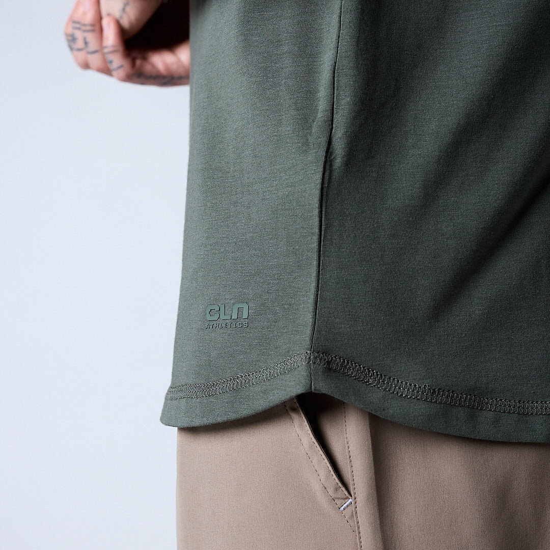 Bamboo t-shirt Men Moss green - Bild 5