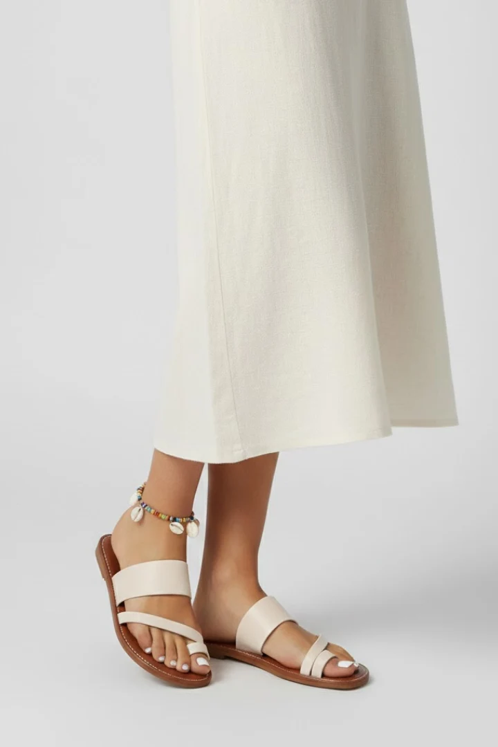 Kimberly | Damens Slip-On Sandaler med Spännsrem - Bild 4
