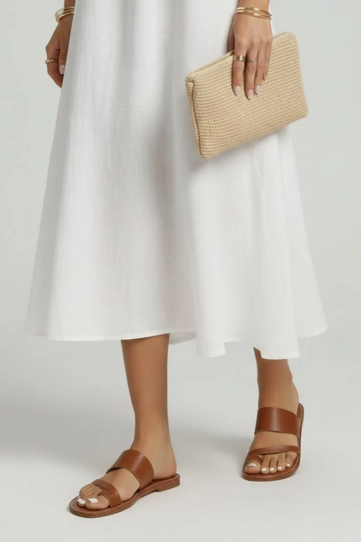 Kimberly | Damens Slip-On Sandaler med Spännsrem - Bild 8