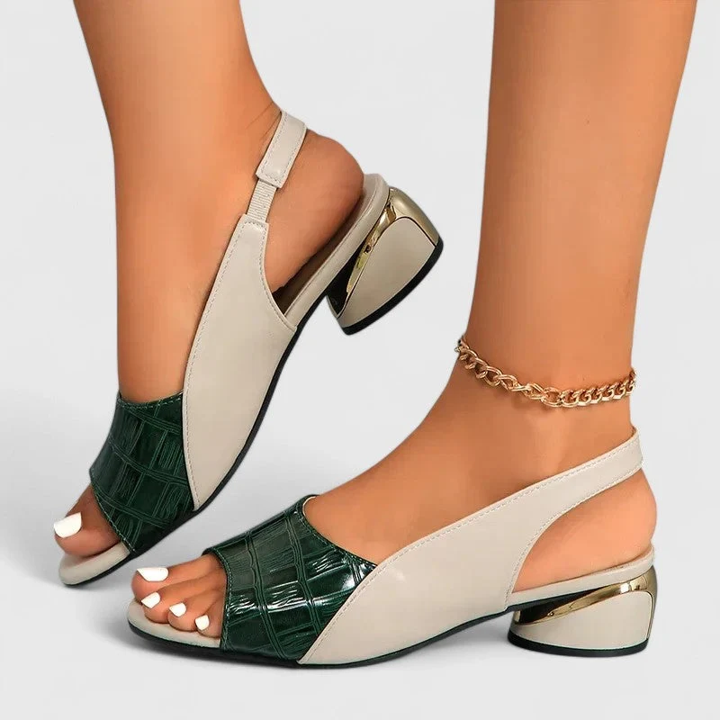 Mariah | Eleganta Skinnsandaler - Bild 3