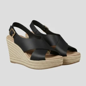 Michelle | Slingback-sandaler Med Kilklack Och Korsade Remmar För Dam