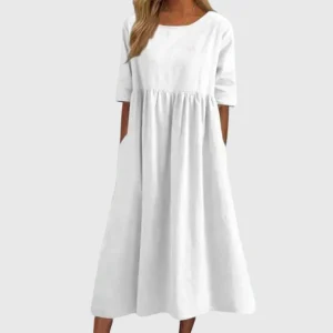 Haisley | Elegant Kortärmad Klänning