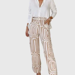Emilia | Stilsäkra Byxor + Gratis Blus & Bälte