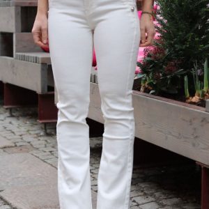 Flare Jeans RD7272 – Knappar – Vit