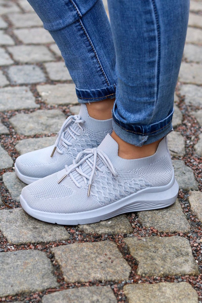 Sneakers 1176 – Ljusgrå