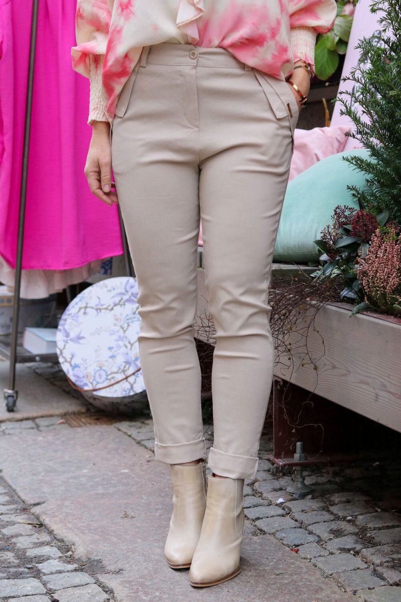 Stretch Chinos – Beige - Bild 2