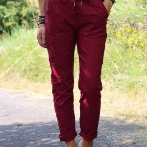 Stretchiga byxor 2245 – Bordo