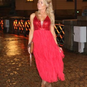 Carrie klänning – Röd