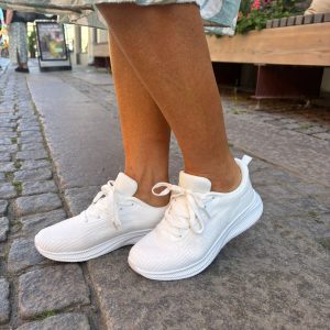 Sneakers med vit sula – 1199 – Vit